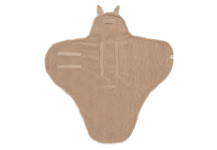 Jollein Wikkeldeken Miffy Jacquard Teddy | Biscuit