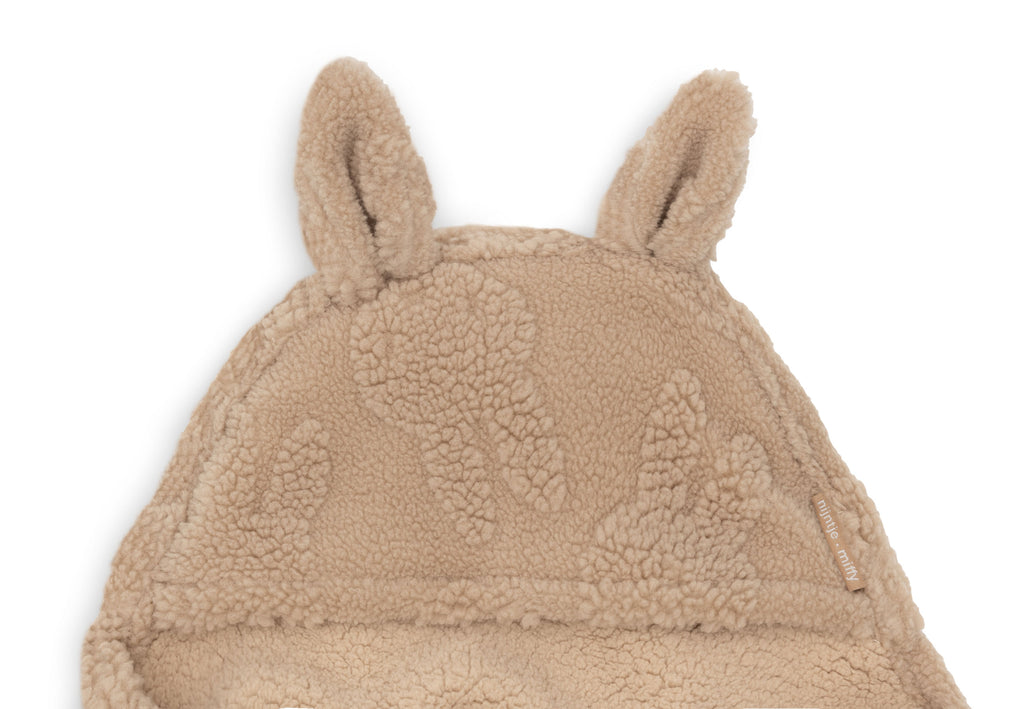 Jollein Wikkeldeken Miffy Jacquard Teddy | Biscuit