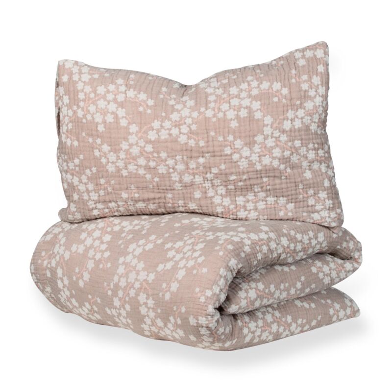 * Quax Dekbedovertrek 140x70cm | Natural Blossom