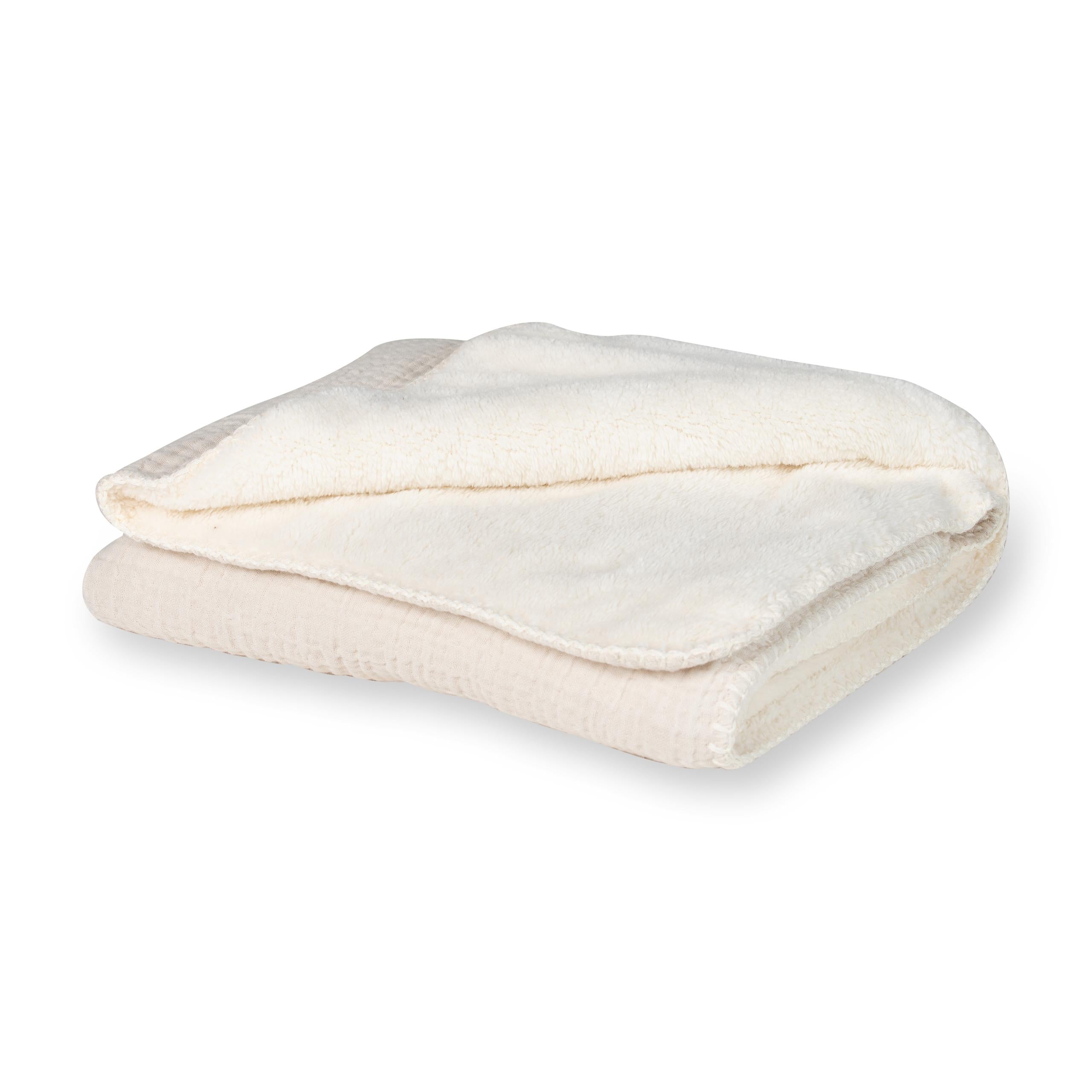 Quax Teddy Newborn Deken | Natural Clay