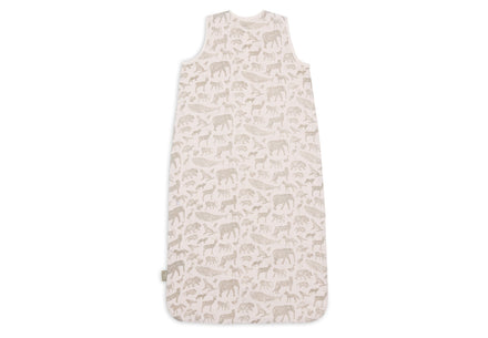 * Jollein Slaapzak Hydrofiel 70cm | Animals Olive Green