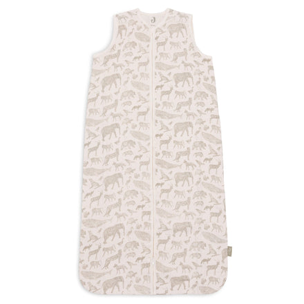 * Jollein Slaapzak Hydrofiel 70cm | Animals Olive Green