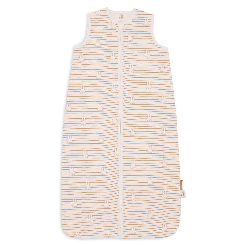 * Jollein Slaapzak Hydrofiel 70cm | Miffy Stripe Biscuit