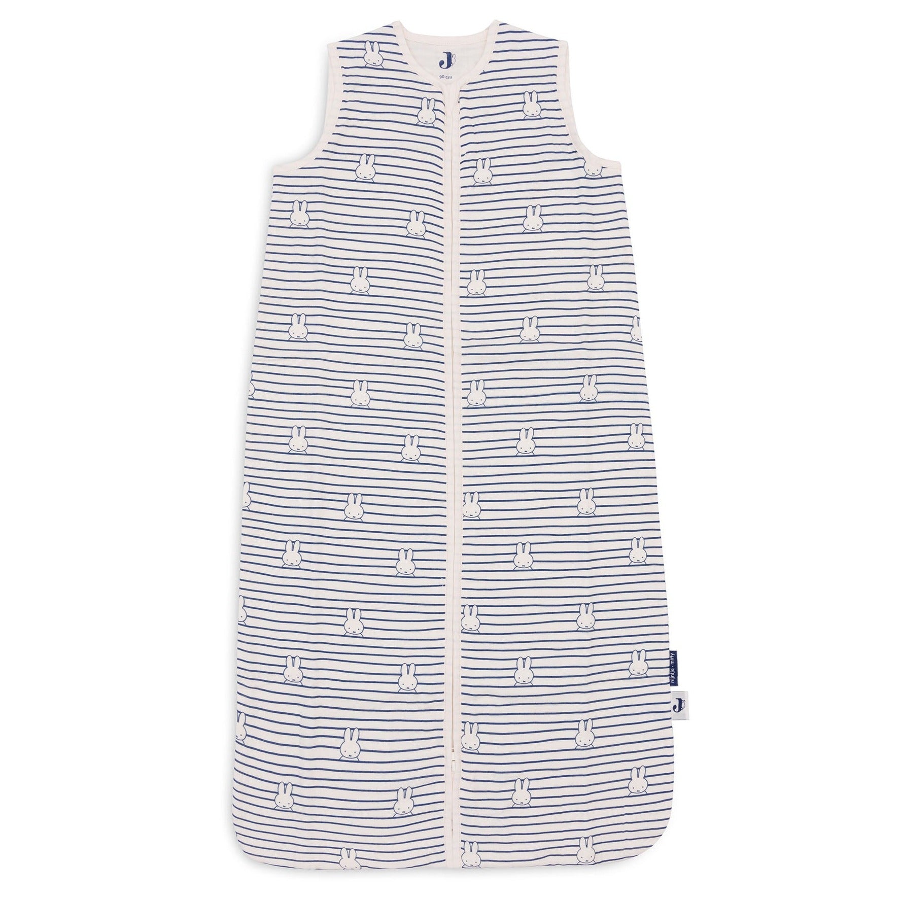 * Jollein Slaapzak Hydrofiel 70cm | Miffy Stripe Navy