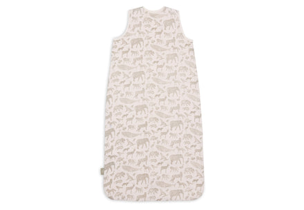 * Jollein Slaapzak Hydrofiel 90cm | Animals Olive Green