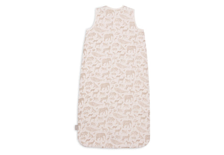 * Jollein Slaapzak Hydrofiel 90cm | Animals Nougat