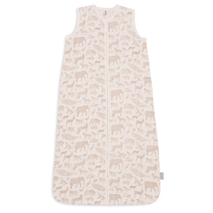 * Jollein Slaapzak Hydrofiel 90cm | Animals Nougat