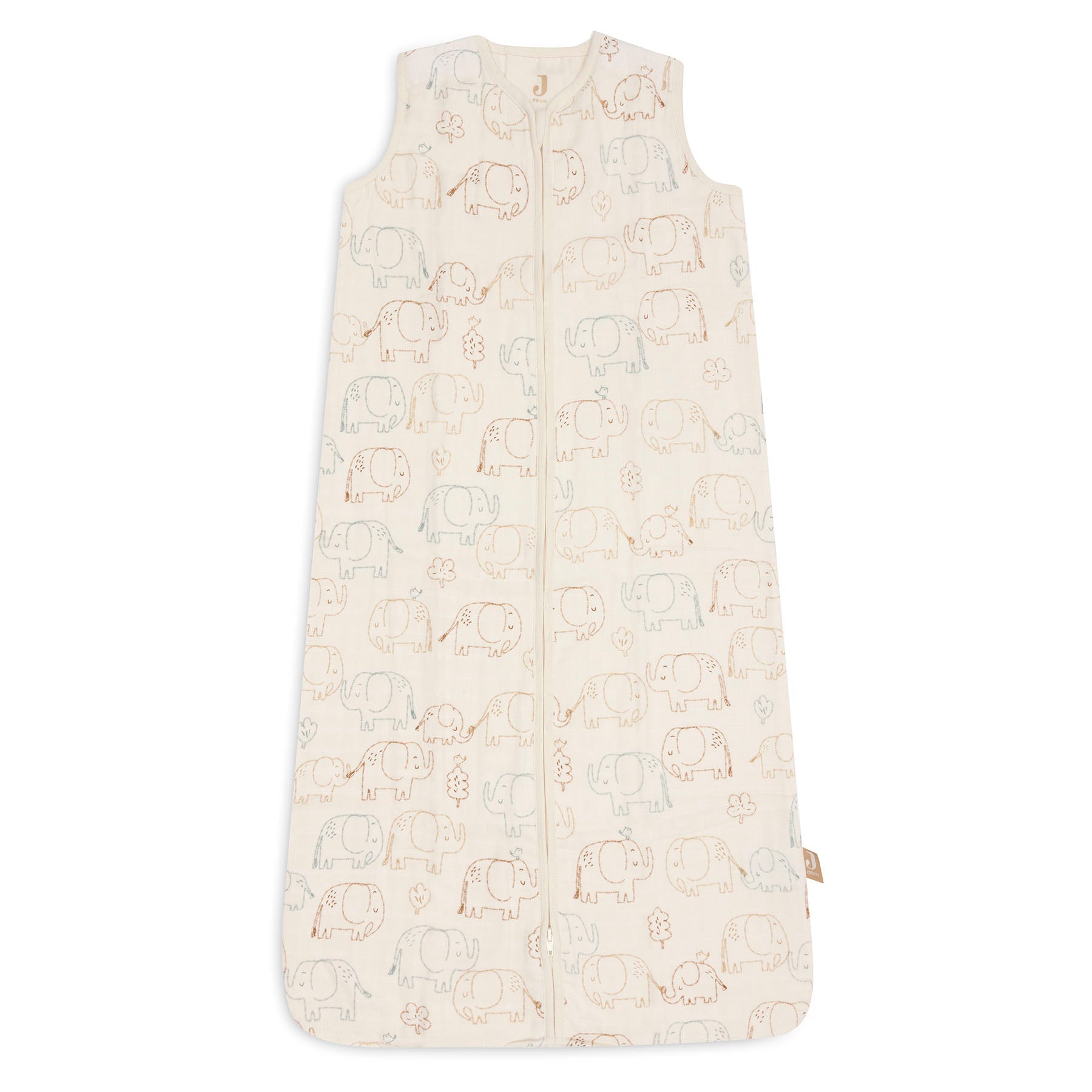 Jollein Slaapzak Hydrofiel 110cm Elephant Tales