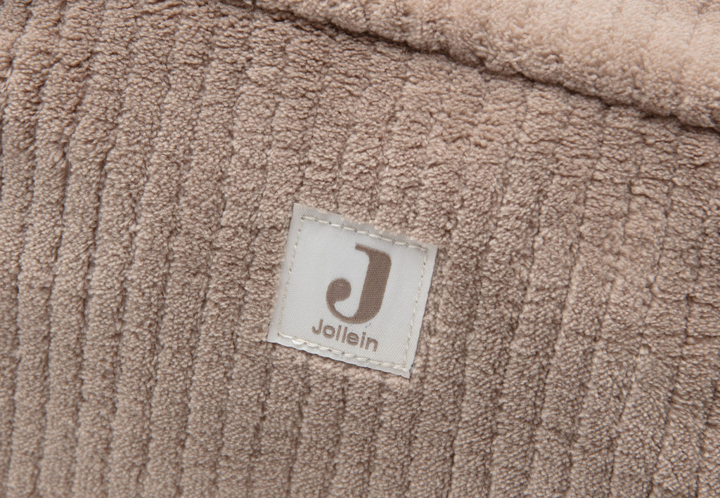 Jollein Etui Cloudy Rib | Milky Coffee