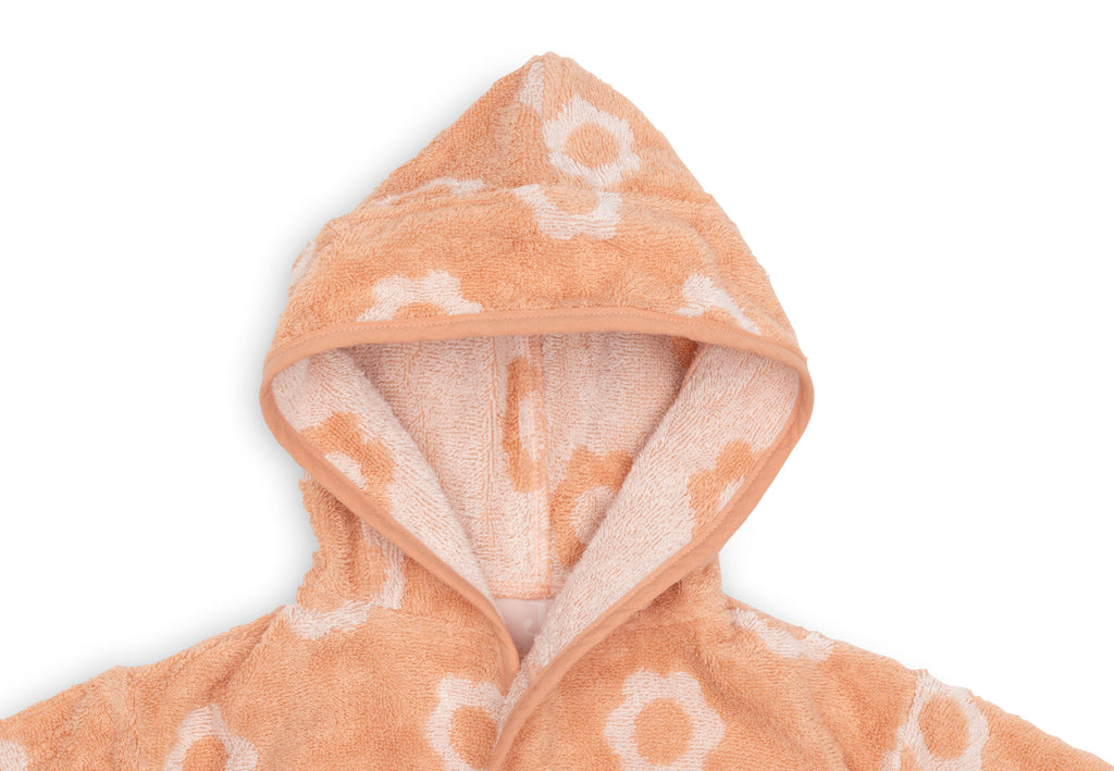 Jollein Badjas Badstof 1-2 jaar Jacquard Flower