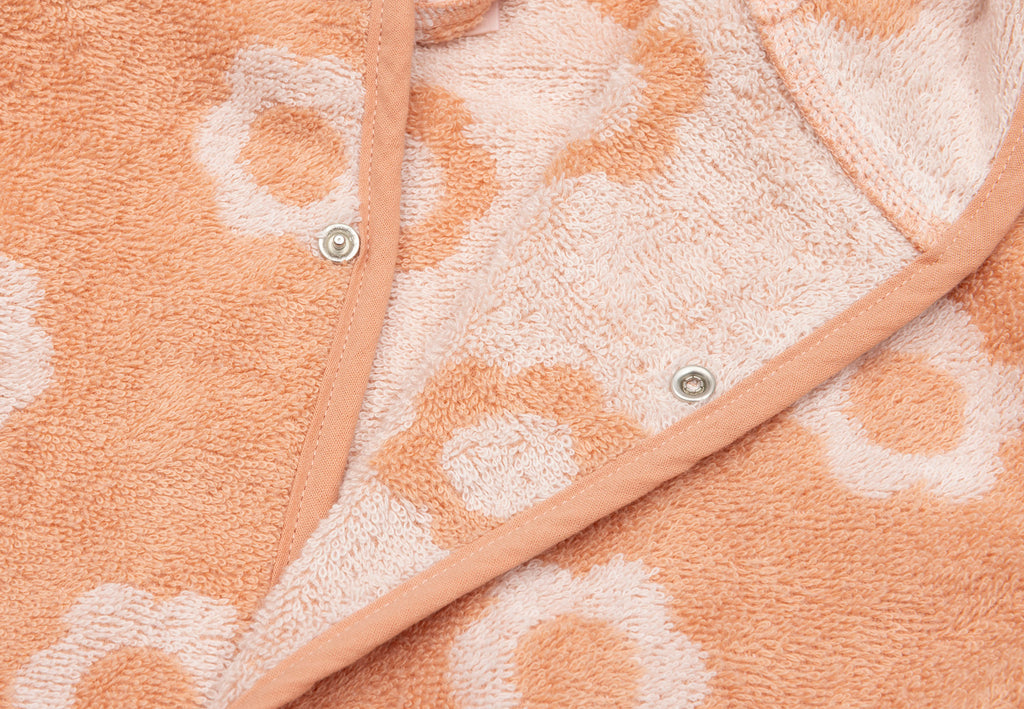 Jollein Badjas Badstof 1-2 jaar Jacquard Flower