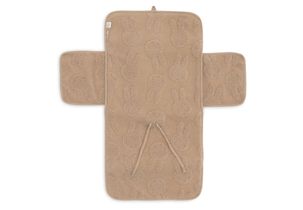 Jollein Verschoningsmat Met Opbergvak Miffy Jacquard Teddy | Biscuit