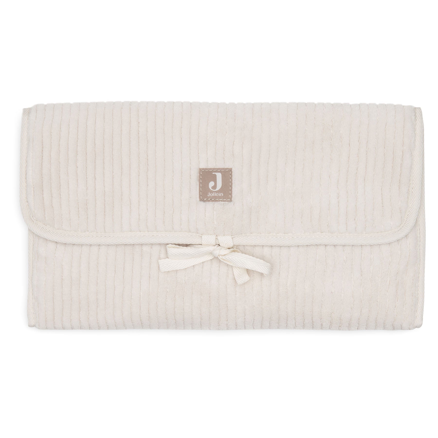 Jollein Verschoningsmat Met Opbergvakken Cloudy Rib | Oatmeal