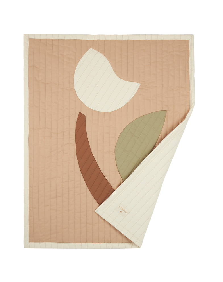Nobodinoz Wanddeco Deken Quilted Blanket | Tulip *