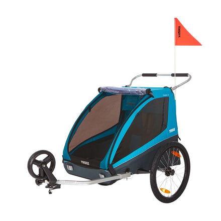 Thule Dubbelzit Fietstrailer (Coaster XT) | Blue