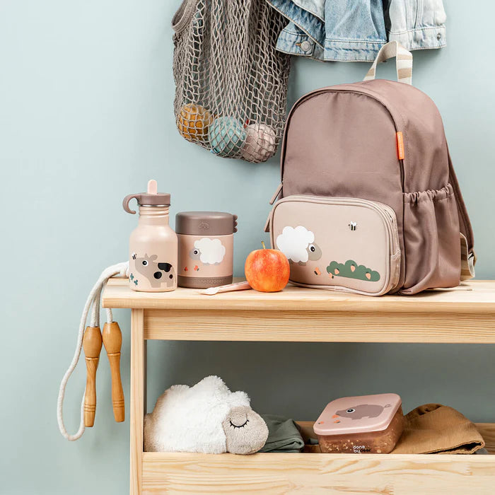 Done By Deer Drinkfles RVS 350ml | Tiny Farm Powder