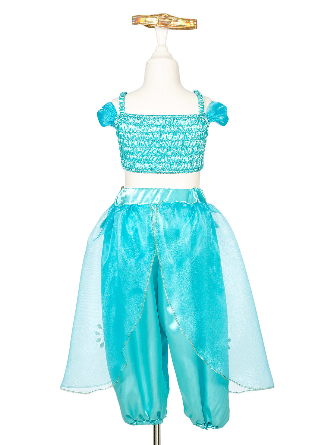 Souza Prinsessenset Amira, turquoise topje en broek met bijpassende verstelbare hoofdband