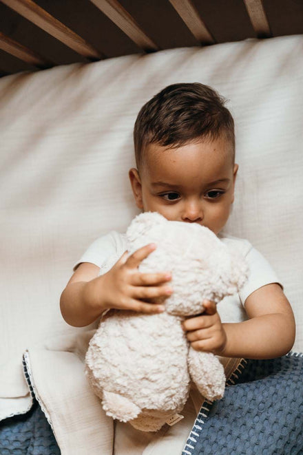 Koeka Wiegdeken Katoen Fleece Wafel Amsterdam | Bluestone