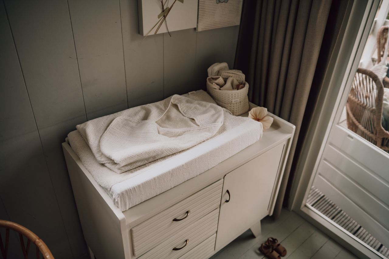 * Koeka Aankleedkussenhoes Berlin Bay | Milky