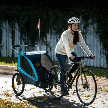 Thule Dubbelzit Fietstrailer (Coaster XT) | Blue