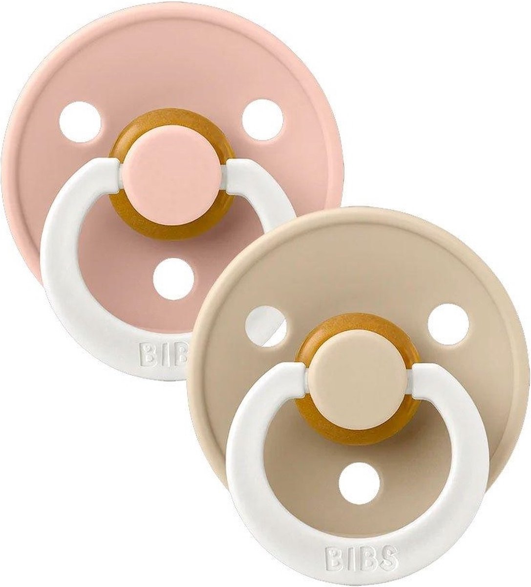 * Bibs Fopspeen Anatomisch 6+M Maat 2 | Glow Vani / Blush