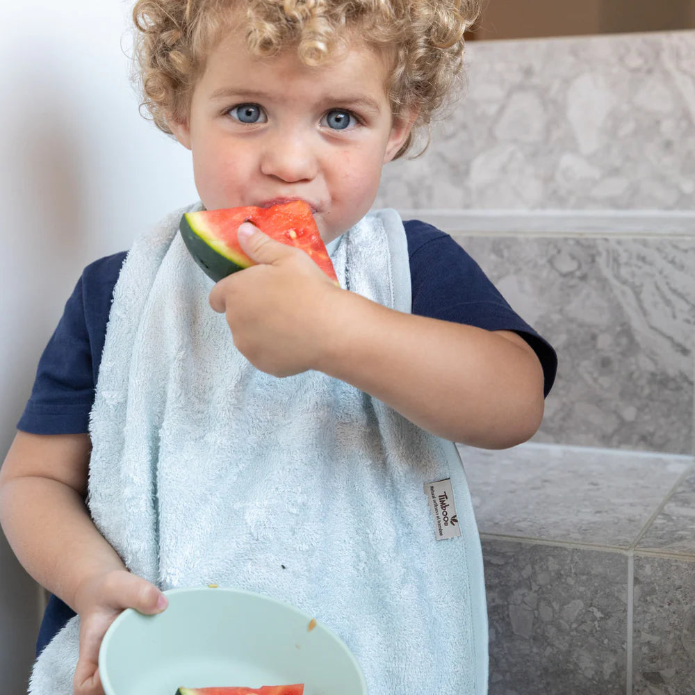 Timboo Bamboo XXL Slab 37x50cm Met Drukknoop | Riviera Blue