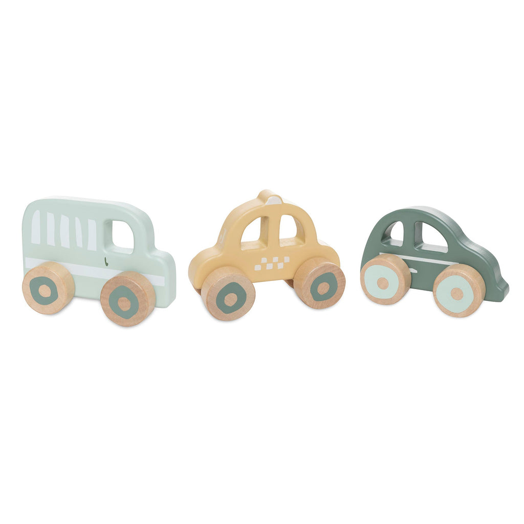 Jollein Houten Auto Op Wielen (3Pack)