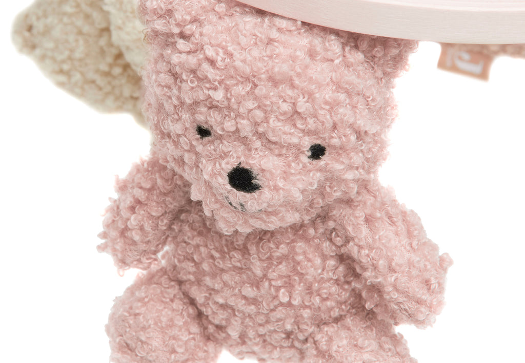 * Jollein Baby Mobiel Teddy Bear Wild Rose/Naturel