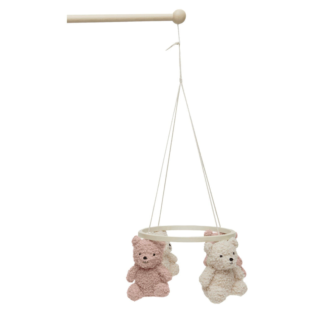 * Jollein Baby Mobiel Teddy Bear Wild Rose/Naturel