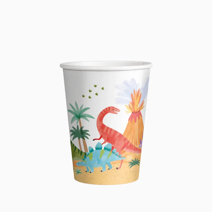 Oh Yeah Set Kartonnen Bekers 10st | Baby Dino's