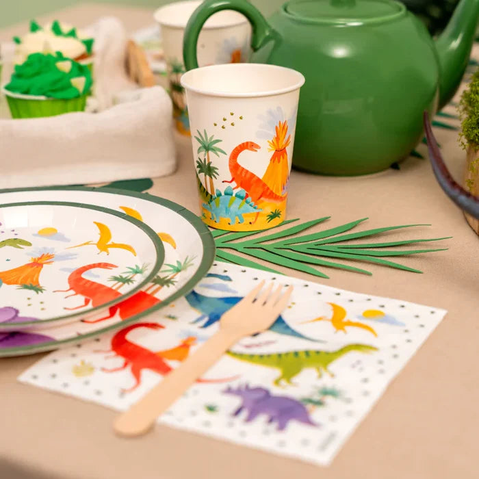 Oh Yeah Set Kartonnen Bekers 10st | Baby Dino's