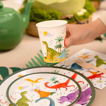 Oh Yeah Set Kartonnen Bekers 10st | Baby Dino's