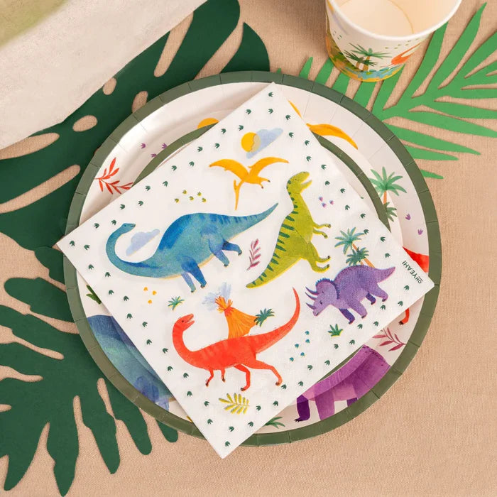 Oh Yeah Servetten 20st 33x33cm | Baby Dino's