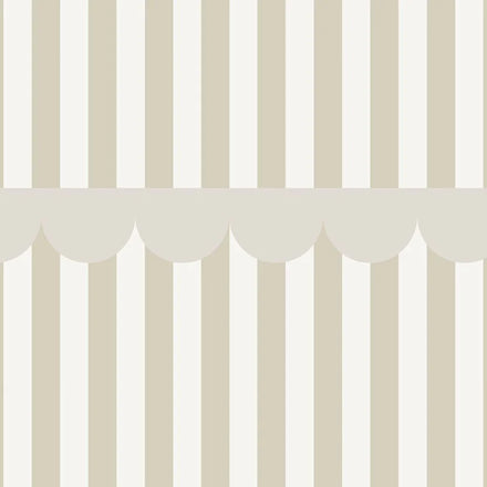 Dekornik Behang Simple Rustic Beige White Wallpaper