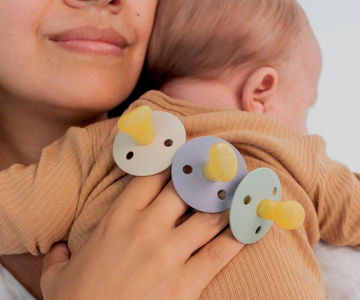 * Bibs Fopspeen Anatomisch 6+M Maat 2 | Glow Vani / Blush