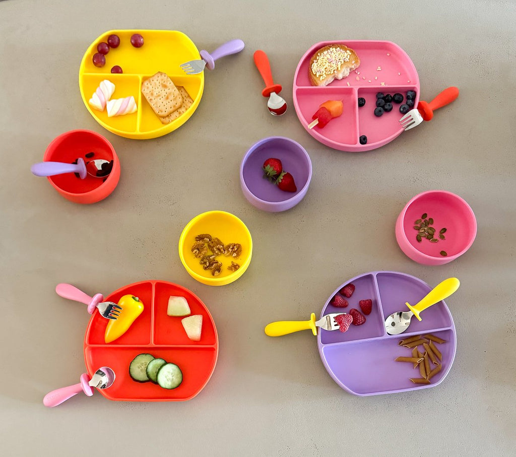 Tress Silicone Bord Met Zuignap | Smile Yellow