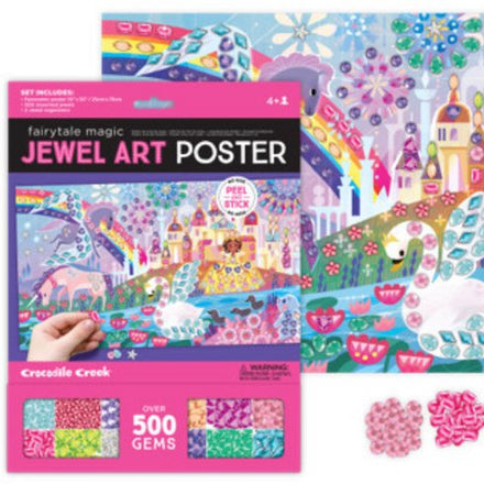 Crocodile Creek Creativity | Jewel Art Poster | Magische Feeënwereld