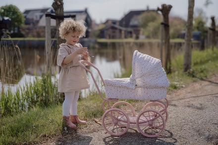 Little Dutch Metalen Poppenwagen | Soft Flowers