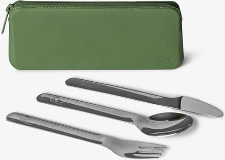 Citron Bestekset Silicone | Green