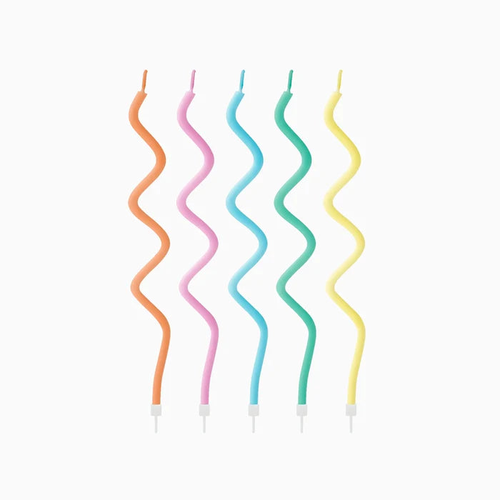 Oh Yeah Set 10 Golvende Kaarsjes 12cm | Multi Colour