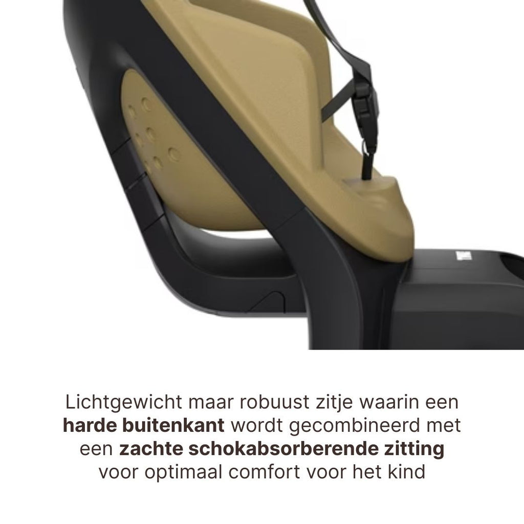 Thule Yepp 2 Maxi Fietsstoel Achterop Frame Montage | Fennel Tan