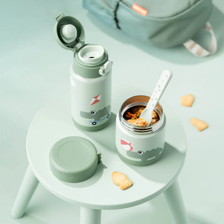 Done By Deer Thermische Food Jar 300ml | Playground Green