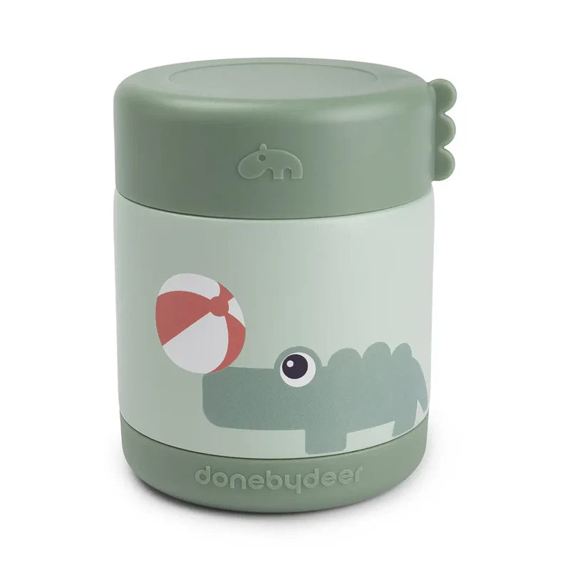 Done By Deer Thermische Food Jar 300ml | Playground Green