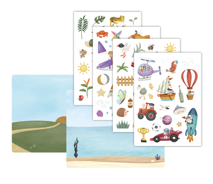 Little Dutch Raamstickers | Jim & Friends