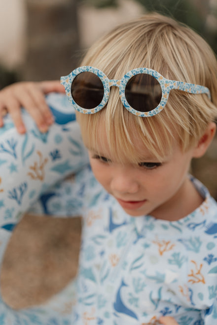 * Little Dutch Zonnebril 18m-5Y | Oceans Dreams Blue*