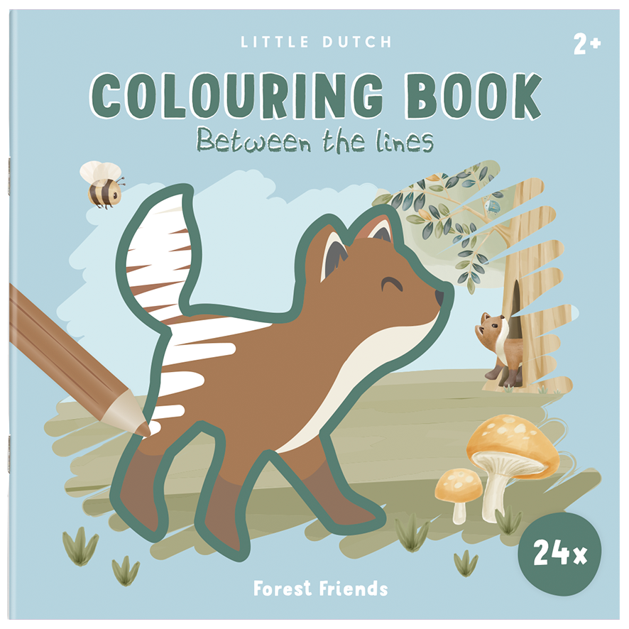 Little Dutch Kleurboekje Binnen De Lijntjes Kleuren | Forest Friends