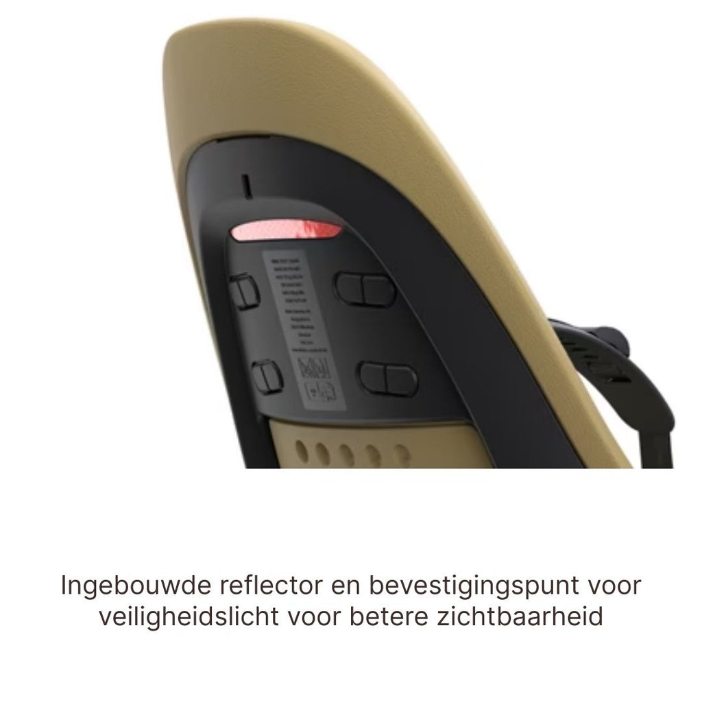 Thule Yepp 2 Maxi Fietsstoel Achterop Frame Montage | Fennel Tan