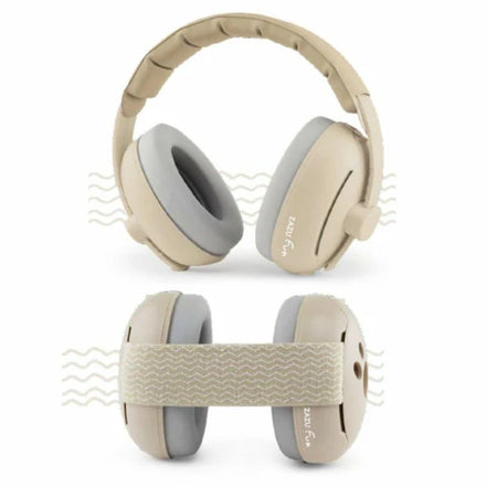 Zazu Gehoorbescherming Baby & Junior 2 in 1 | Taupe