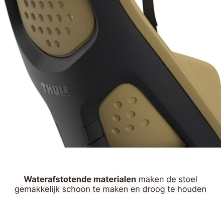 Thule Yepp 2 Maxi Fietsstoel Achterop Frame Montage | Fennel Tan