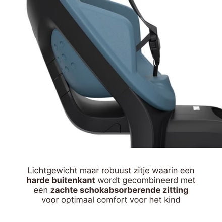 Thule Yepp 2 Maxi Fietsstoel Achterop Frame Montage | Aegean Blue
